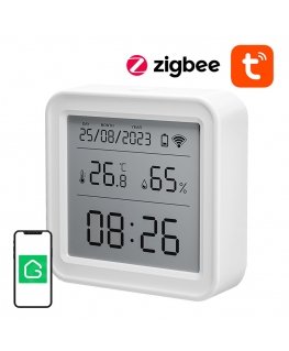 Zigbee Gosund ST17 LCD smart temperature and humidity sensor Tuya