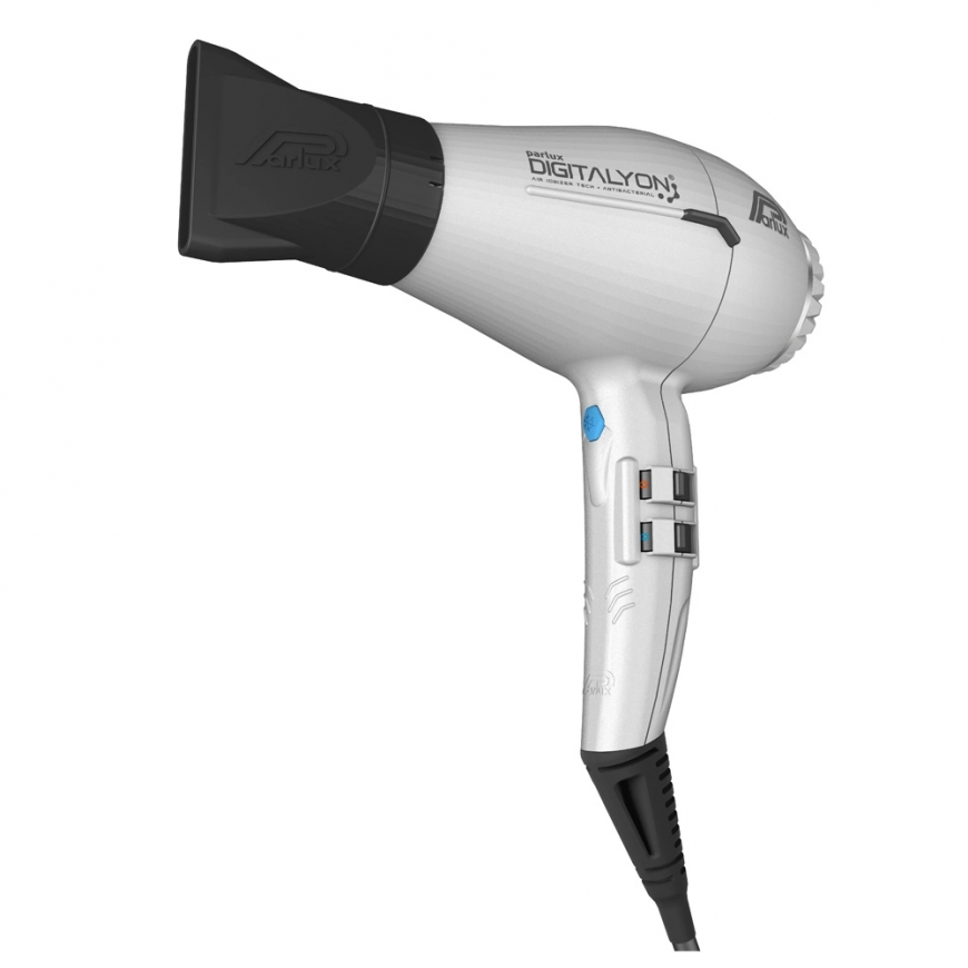 Hair dryer Parlux Digitalyon + MagicSense® diffuser, silver – 2