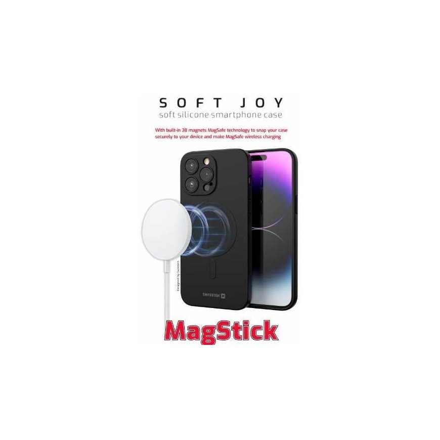 Swissten Soft Joy MagStick -kotelo Apple iPhone 16e:lle – 2