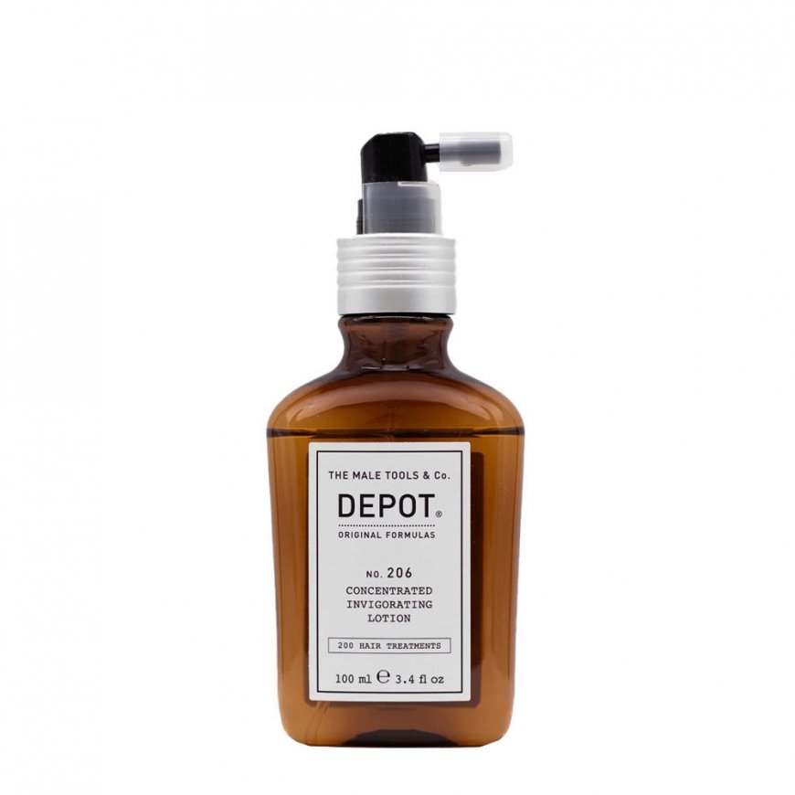 Depot, 200 Hair Treatments No. 206, Hair Lotion Treatment, Invigorating, 100 ml – 2
