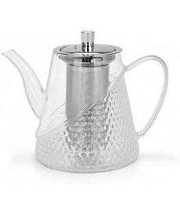 Fissman Teapot 1000 ml with steel filter (glass)