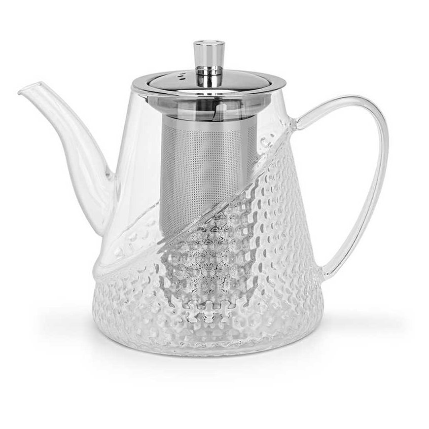 Fissman Arbatinukas 1000 ml su plieniniu filtru (stiklinis)