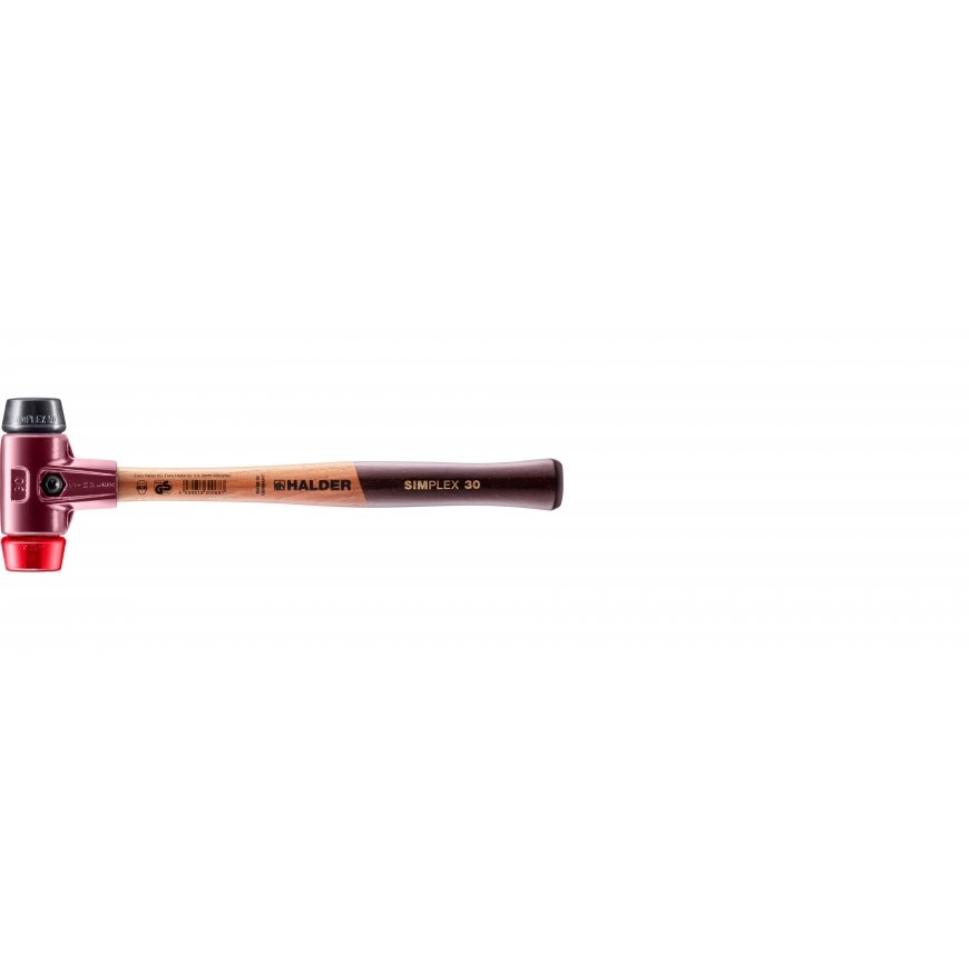 Halder SIMPLEX soft-face mallet 30 comp. rubber/plast. TE SIMPLE – 2
