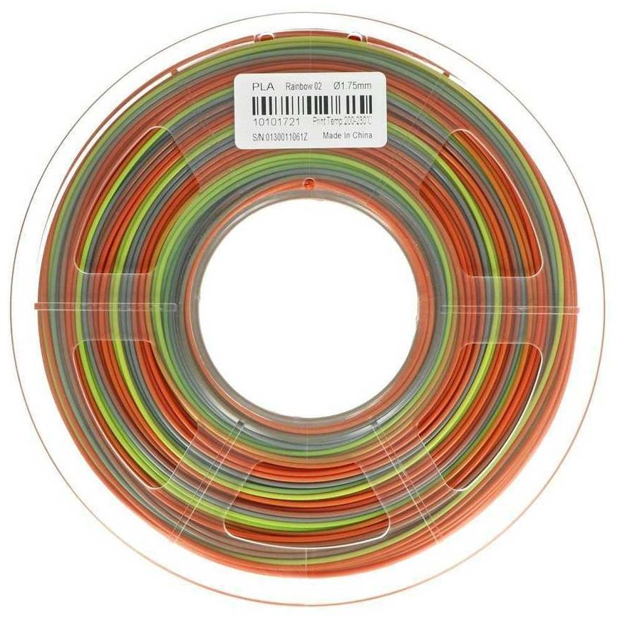 Plastikas Sunlu PLA 1.75mm 1kg - Rainbow – 2