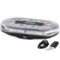 Belaidis LED įspėjamasis spindulys su nuotolinio valdymo pulteliu r65 r10 326x186x63 26w 12v 24v amio-04369