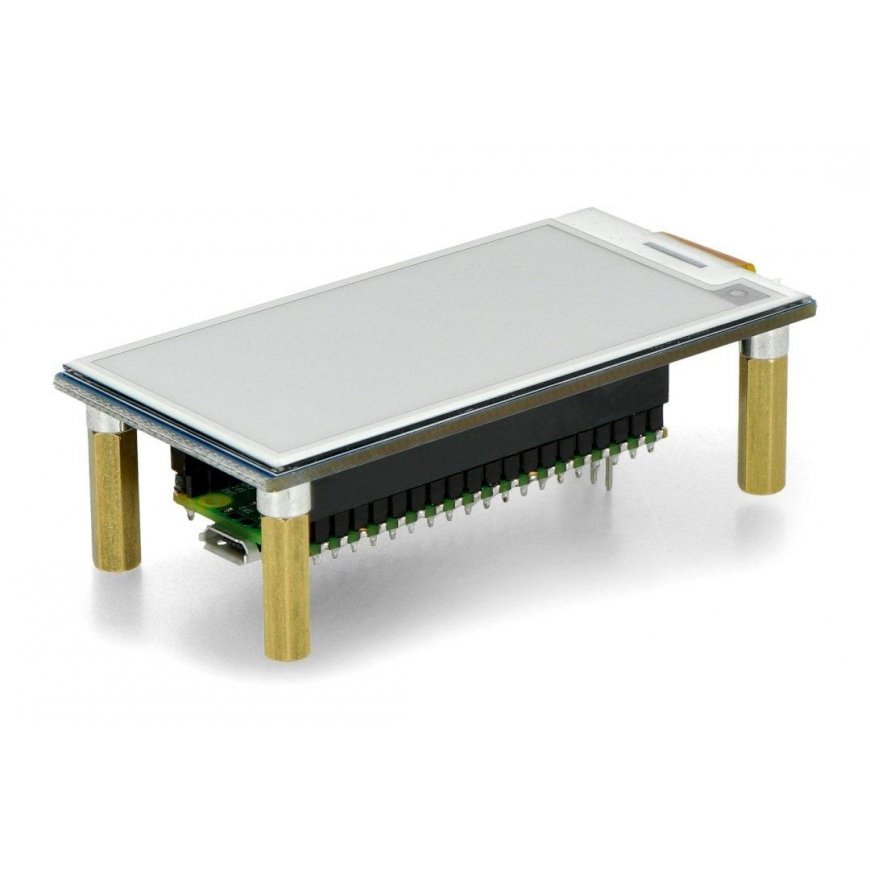E-paper E-Ink display, 2.66” 296x152px, SPI, black, red, white, for Raspberry Pi Pico, Waveshare 20053 – 2