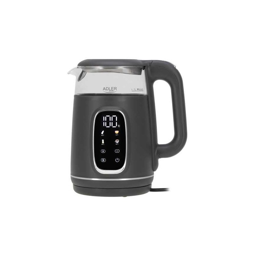 Vedenkeitin Adler AD 1305 harmaa