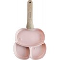 Klausberg Marble frying pan with 3 sections, pink Klausberg Marble frying pan with 3 sections, pink