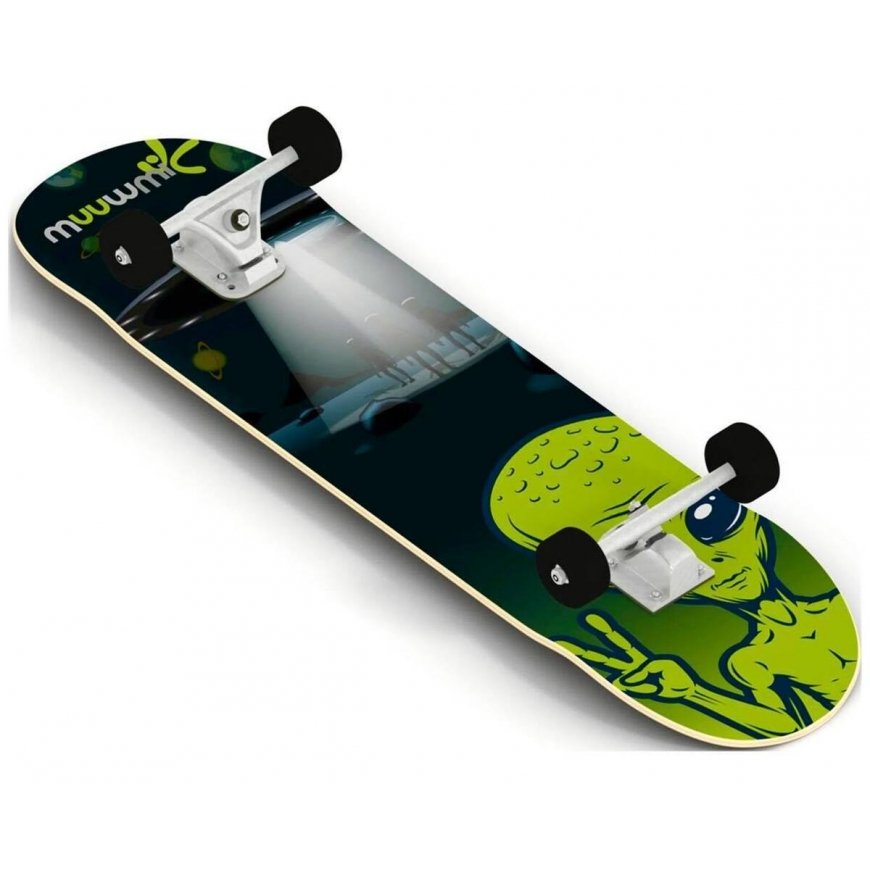Muuwmi Skateboard ABEC 5 Alien AU