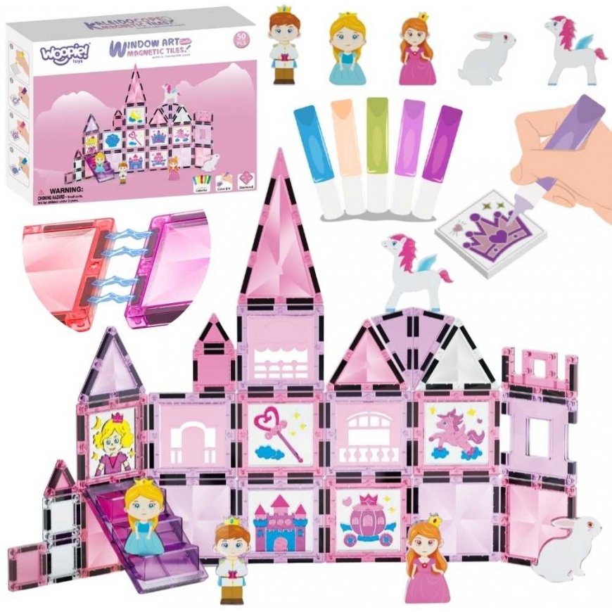 WOOPIE magnetic castle building set