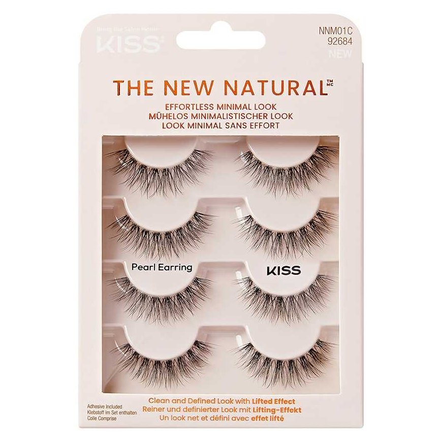 KISS False Eyelashes Multipack New Natural Pearl Earring – 2