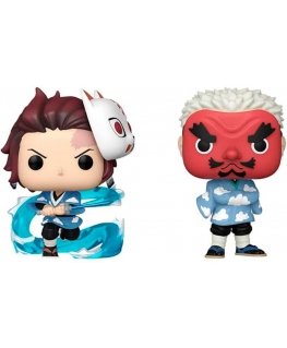 Funko POP pack 2 figuuria Demon Slayer Kimetsu no Yaiba Tanjiro Kamado & Sakonji Urokodaki