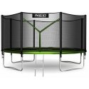 12 ft / 374 cm garden trampoline with external net and Neo-Sport ladder
