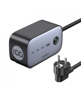 Ugreen DigiNest Pro 1 AC išvestis(ys / čių) C tipas 1,8 m 4 3680 W Juoda