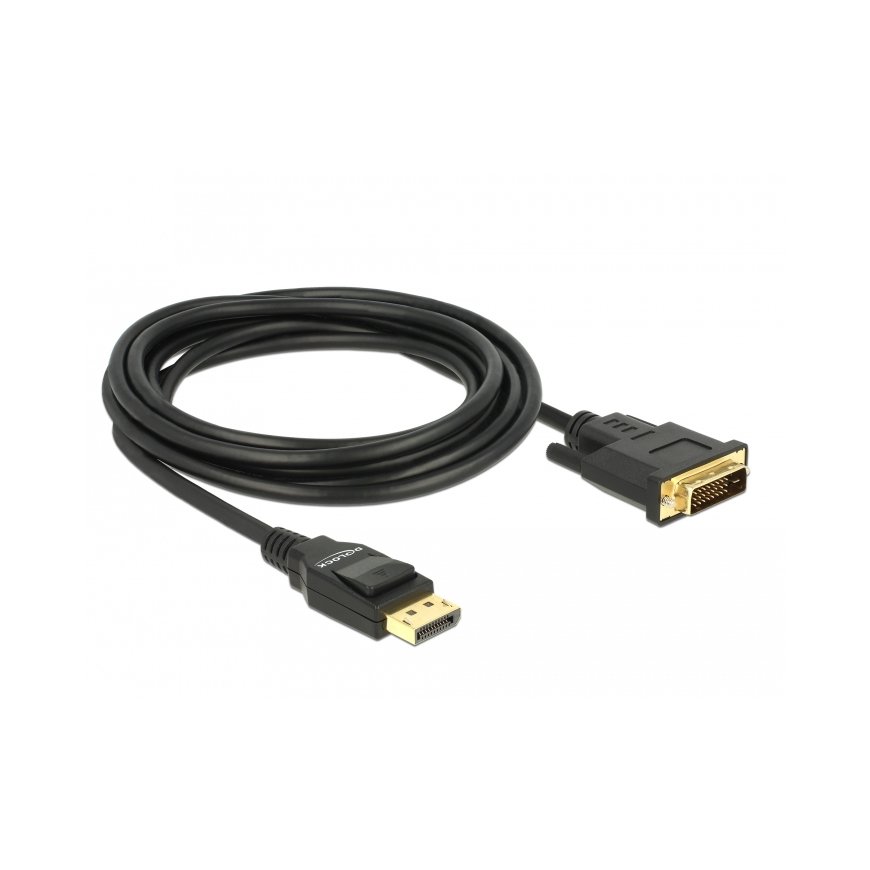 DeLOCK 85314 videokaabliadapter 3 m DisplayPort DVI-D Must
