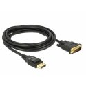 DeLOCK 85314 video cable adapter 3 m DisplayPort DVI-D Black DeLOCK 85314 video cable adapter 3 m DisplayPort DVI-D Black
