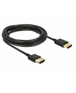 DeLOCK 85117 HDMI-kaabel 0,25 m HDMI tüüp A (Standard) Must
