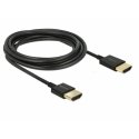 DeLOCK 85117 HDMI kabelis 0,25 m HDMI Type A (Standard) Melns DeLOCK 85117 HDMI kabelis 0,25 m HDMI Type A (Standard) Melns