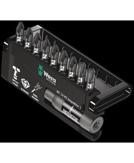 Wera 05057684001 screwdriver bit 9 pc(s)