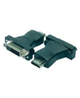 LogiLink HDMI to DVI Adapter HDMI 19-pin female DVI-D (24+1) male Melns