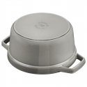 Staub 40509-312-0 kastrul 5,25 l Ümmargune Grafiit, Hall Staub 40509-312-0 kastrul 5,25 l Ümmargune Grafiit, Hall