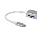 Equip 133480 sülearvuti dokk ja pordireplikaator USB 3.2 Gen 1 (3.1 Gen 1) Type-C Hõbe Equip 133480 sülearvuti dokk ja pordireplikaator USB 3.2 Gen 1 (3.1 Gen 1) Type-C Hõbe