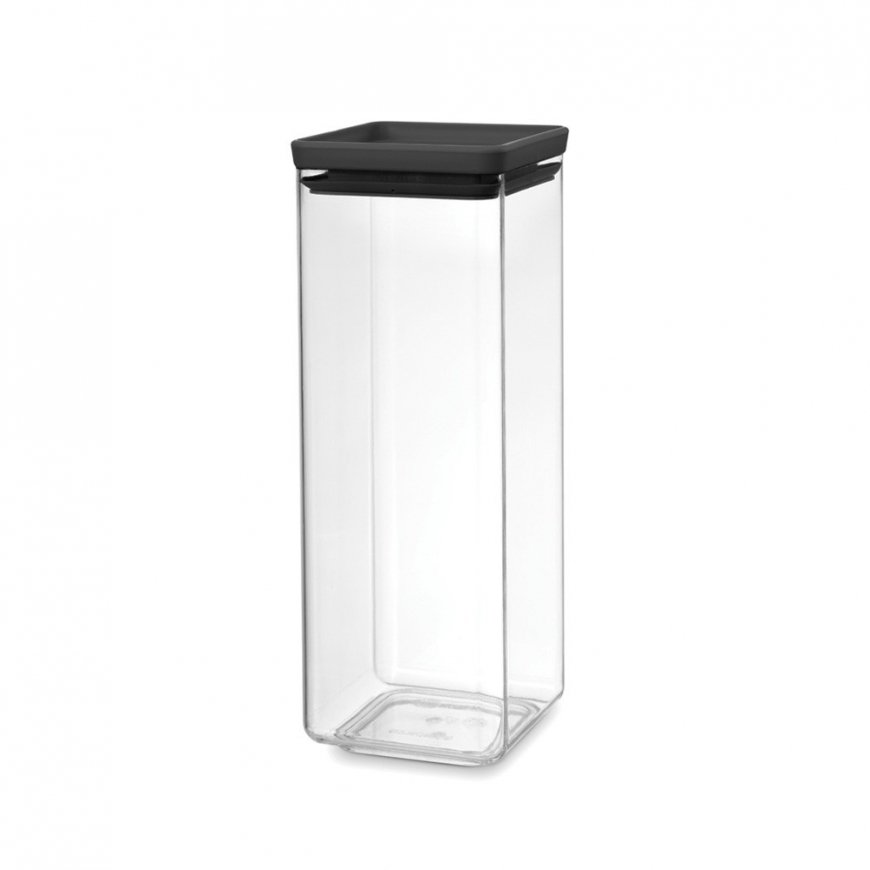Brabantia Tasty+ Square Plastic Black, Transparent