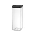 Brabantia Tasty+ Neliö Muovi musta, Läpinäkyvä Brabantia Tasty+ Neliö Muovi musta, Läpinäkyvä