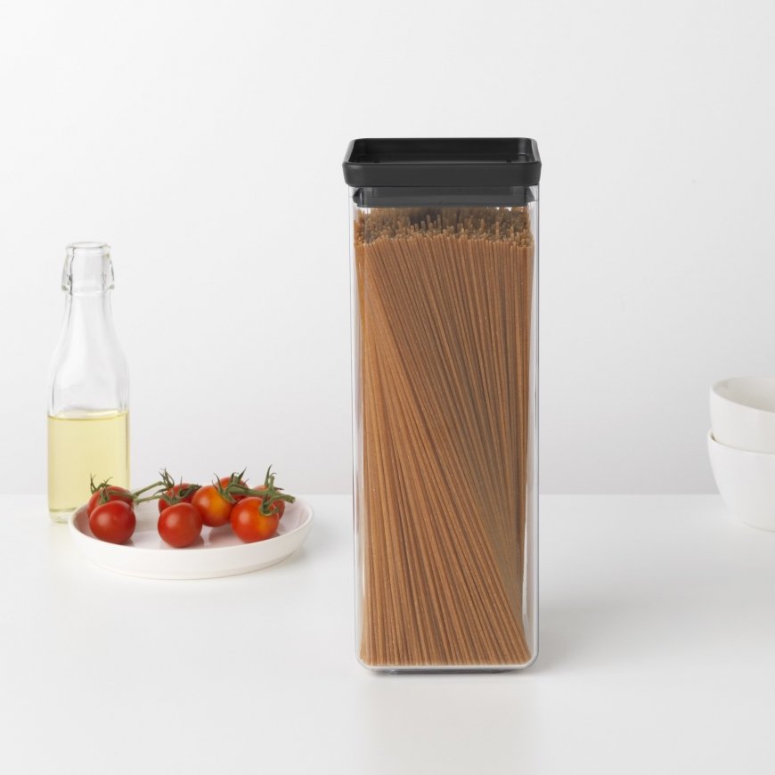 Brabantia Tasty+ Kvadrāts Plastmasa Melns, Caurspīdīgs – 2