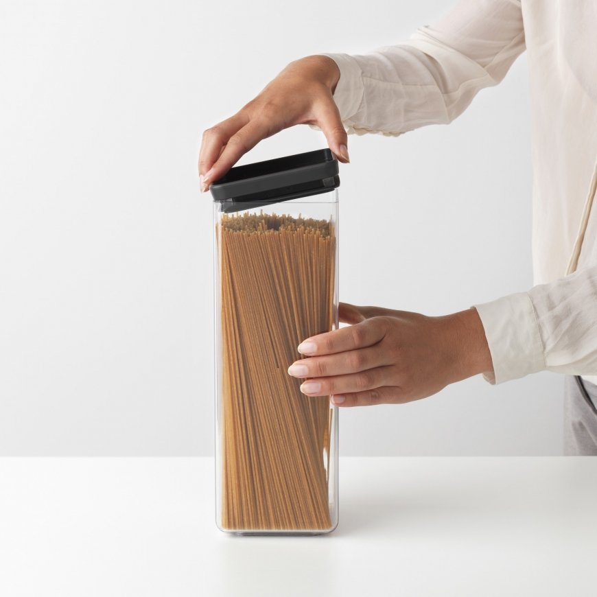 Brabantia Tasty+ Neliö Muovi musta, Läpinäkyvä – 3
