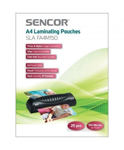 SENCOR A4 Laminating Pouches SLA FA4M150 – 2