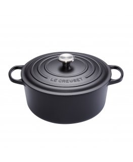Le Creuset 21177260000430 kasari 5,3 L Pyöreä musta