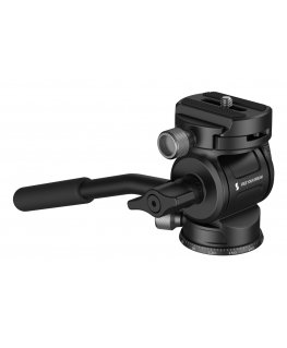 SmallRig CH3 tripod head Black Aluminium, Polyoxymethylene (POM), Silicone, Stainless steel 1/4" Fluid