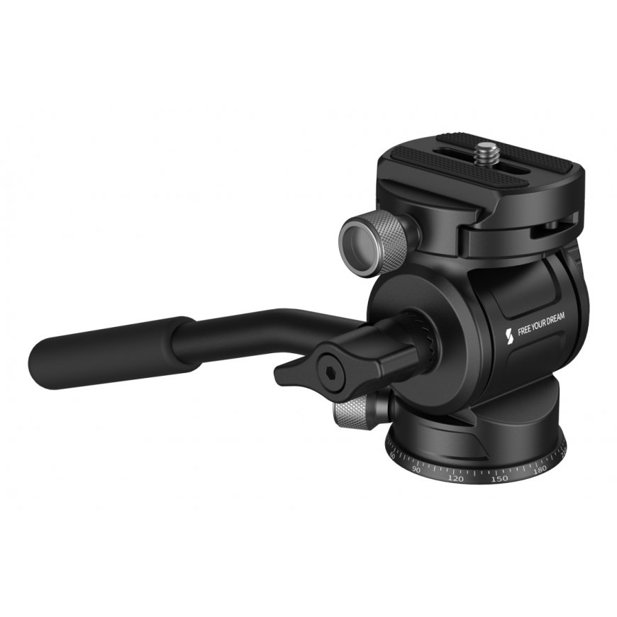 SmallRig CH3 tripod head Black Aluminium, Polyoxymethylene (POM), Silicone, Stainless steel 1/4" Flu