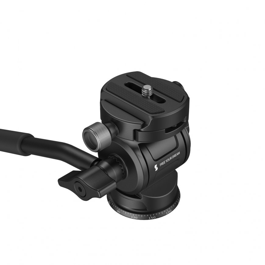 SmallRig CH3 tripod head Black Aluminium, Polyoxymethylene (POM), Silicone, Stainless steel 1/4" Flu – 4