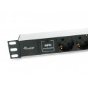 Equip 333315 блок распределения питания 7 розетка(и) 1U Черный, Серебристый Equip 333315 блок распределения питания 7 розетка(и) 1U Черный, Серебристый