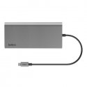 Belkin INC015BTSGY-CZ док-станция для ноутбука Проводная USB 3.2 Gen 1 (3.1 Gen 1) Type-C Алюминий