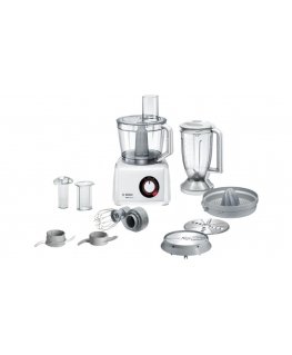 Bosch MultiTalent 8 food processor 1100 W 3.9 L Translucent, White Built-in scales