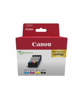 Canon 0386C008 tindikassett 4 tk Originaal Must, Tsüaan, Magenta, Kollane