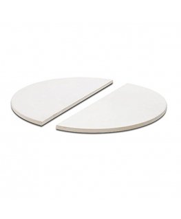 TunaBone | Half moon pizza stone, 190 mm for Kamado 23