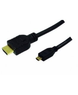LogiLink HDMI/microHDMI, 2.0m HDMI кабель 2 m HDMI Тип A (Стандарт) HDMI Тип D (Микро) Черный