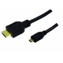 LogiLink HDMI/microHDMI, 2.0m HDMI cable 2 m HDMI Type A (Standard) HDMI Type D (Micro) Black