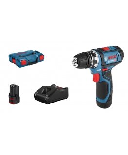 Bosch GSR 12V-15 FC Flex Professional 1300 RPM Keyless 600 g Black, Blue