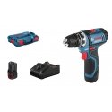 Bosch GSR 12V-15 FC Flex Professional 1300 RPM Bez atslēgas 600 g Melns, Zils Bosch GSR 12V-15 FC Flex Professional 1300 RPM Bez atslēgas 600 g Melns, Zils