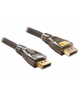 DeLOCK 82772 DisplayPort-kaapeli 3 m Antrasiitti