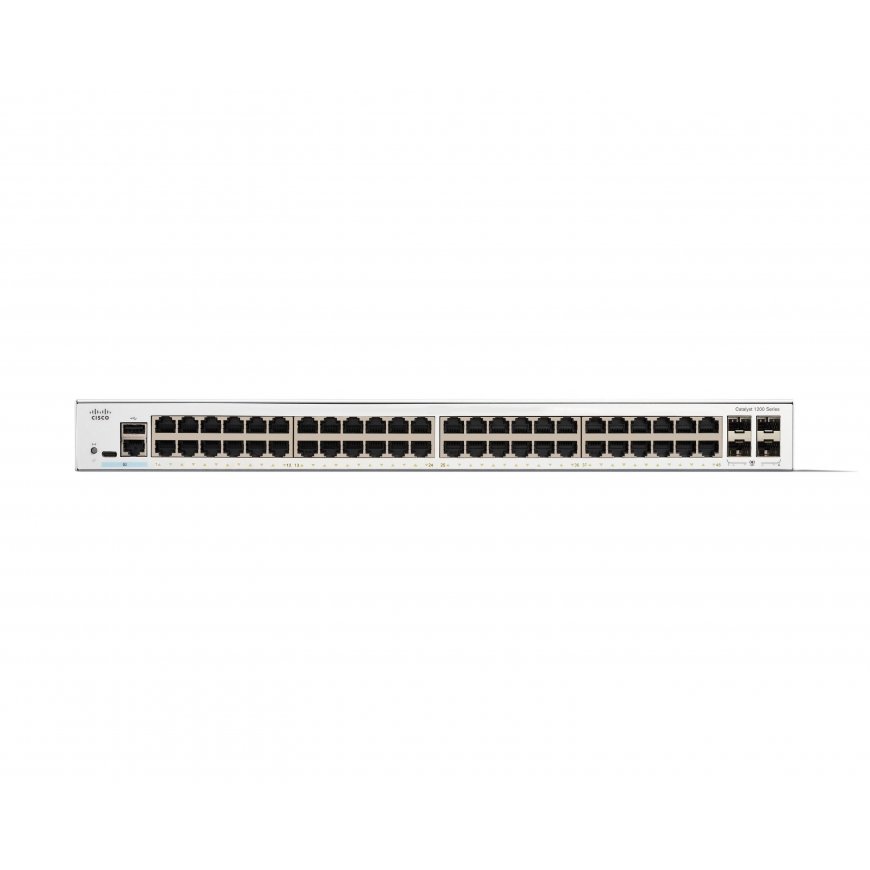 Cisco C1200-48T-4G tīkla pārslēgs Vadīts L2/L3 Gigabit Ethernet (10/100/1000) Balts – 2