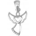 Brilio Silver Hopeinen taivaan enkeli riipus PENT108 Brilio Silver Hopeinen taivaan enkeli riipus PENT108