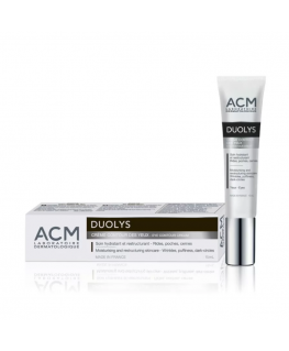 Laboratoire ACM, Duolys, Tummia silmänalusia ja turvotusta ehkäisevä silmänympärysvoide, 15 ml