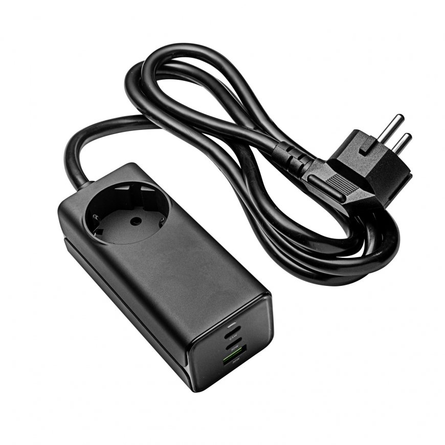 Akyga AK-CH-21 virta-adapteri ja vaihtosuuntaaja Sisätila 4000 W musta – 3