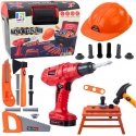 Lean Toys DIY Toolbox Battery-powered drill set 55pcs Lean Toys DIY Toolbox Battery-powered drill set 55pcs